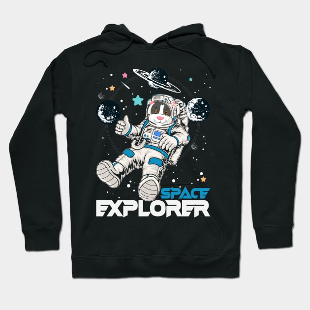 Cat space explorer Hoodie by D3monic